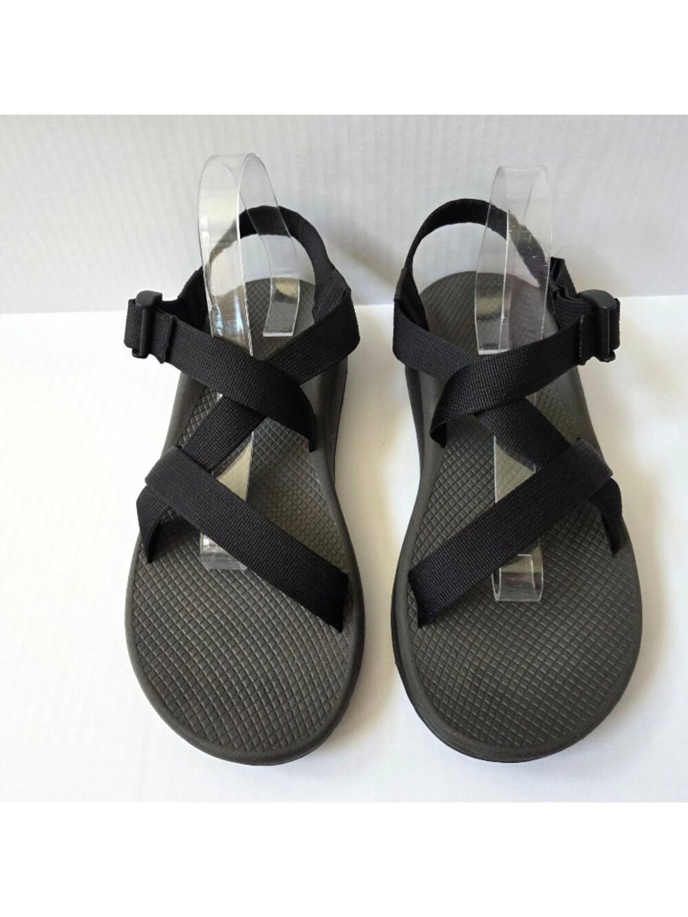 Chaco Sandals Mens 12 Black Z/Cloud Adjustable Strap Cushioned Trail Hiking
